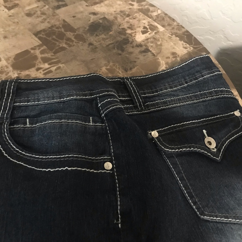 Angels Indigo Denim jeans. Ladies size 18w. New. Inseam 30”.